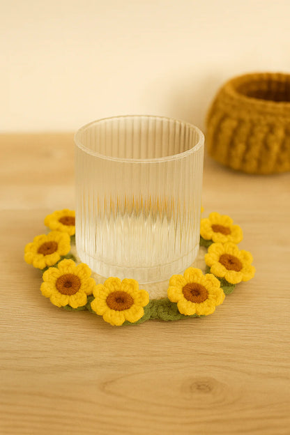 Handmade Flower Coaster