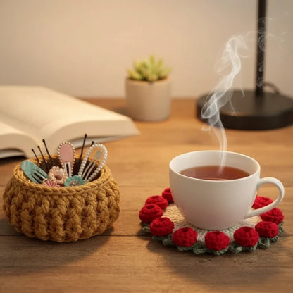 Handmade Flower Coaster