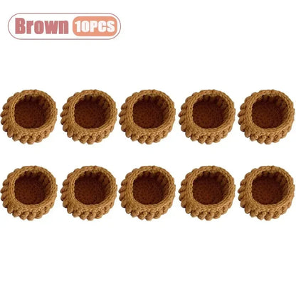 Elegant Handmade Crochet Flower Coasters Durable Heat Resistant Table Mats for Kitchen Dining Room Home and Holiday Decor